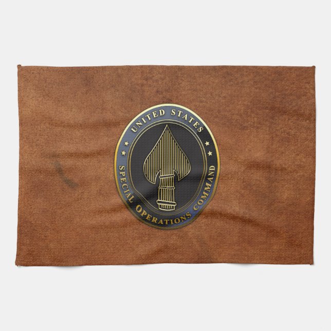 USSOCOM Emblem Tea Towel (Horizontal)