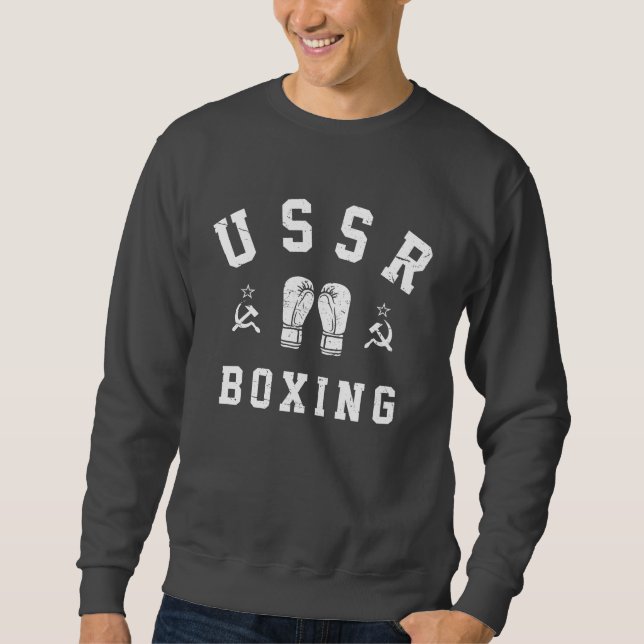 USSR Boxing  Sweatshirt (Front)