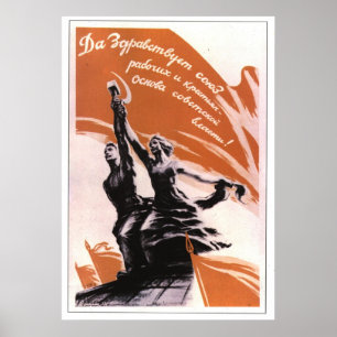 USSR CCCP Cold War Soviet Union Propaganda Posters