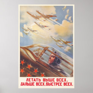 USSR CCCP Cold War Soviet Union Propaganda Posters
