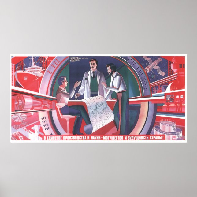 USSR CCCP Cold War Soviet Union Propaganda Posters (Front)