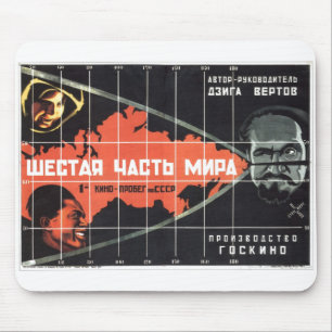 USSR CCCP Cold War Soviet Union Propaganda Posters Mouse Pad