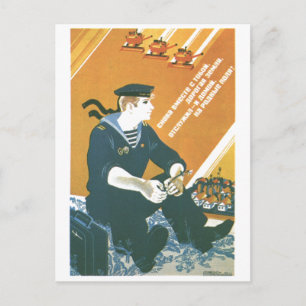 USSR CCCP Cold War Soviet Union Propaganda Posters Postcard