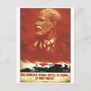 USSR CCCP Cold War Soviet Union Propaganda Posters Postcard