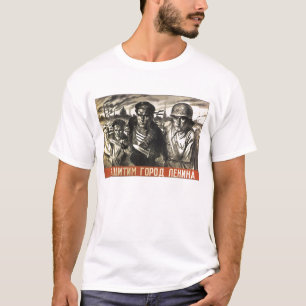 USSR CCCP Cold War Soviet Union Propaganda Posters T-Shirt