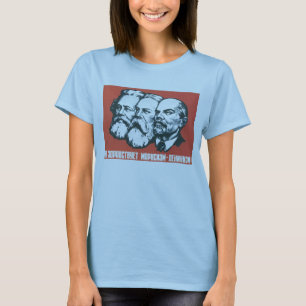 USSR CCCP Cold War Soviet Union Propaganda Posters T-Shirt