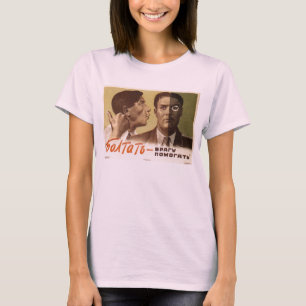 USSR CCCP Cold War Soviet Union Propaganda Posters T-Shirt