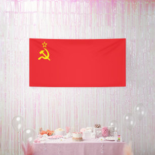 USSR flag Banner