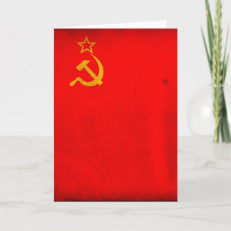 USSR Flag Card