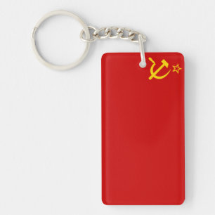 USSR flag Key Ring