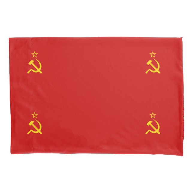 USSR flag Pillowcase (Front-Left)