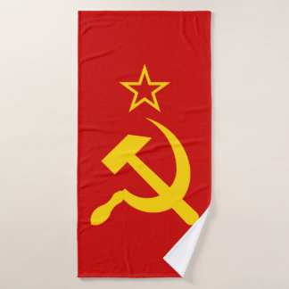 USSR Flag - Soviet Union Flag Bath Towel
