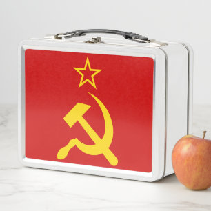 USSR Flag - Soviet Union Flag Metal Lunch Box