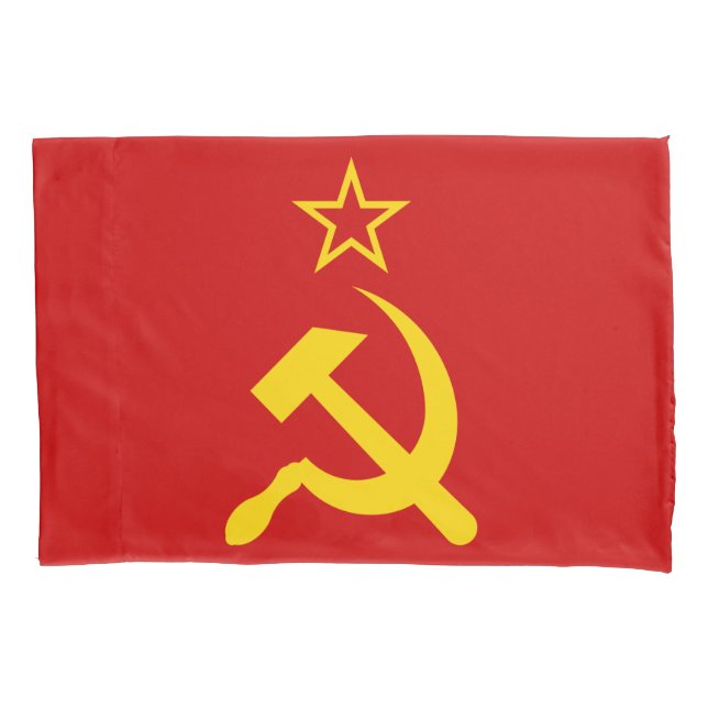 USSR Flag - Soviet Union Flag Pillowcase (Front)