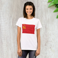 USSR Flag Womens T-Shirt