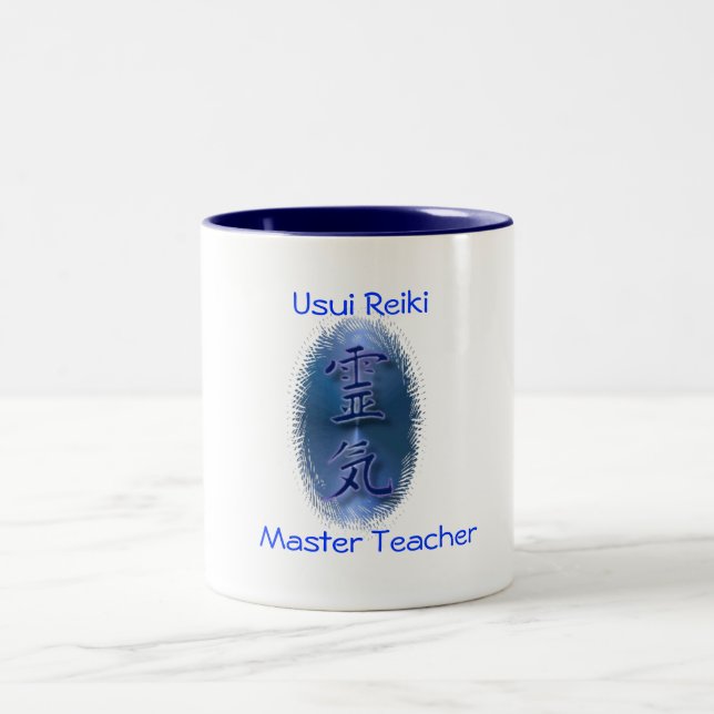 Usui Reiki, Master Teacher Two-Tone Coffee Mug (Center)