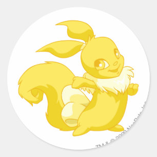 Usul Gold Classic Round Sticker