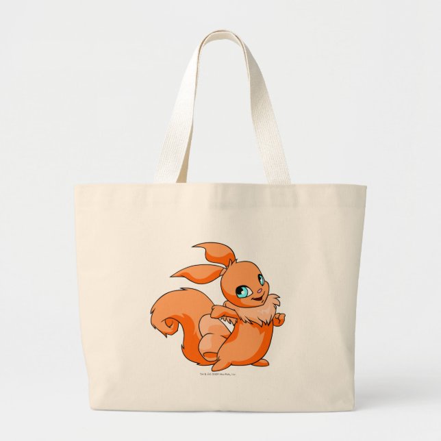 Usul Orange Large Tote Bag (Front)