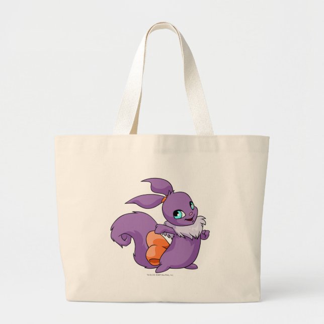 Usul Purple Large Tote Bag (Front)