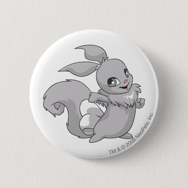 Usul Silver 6 Cm Round Badge (Front)