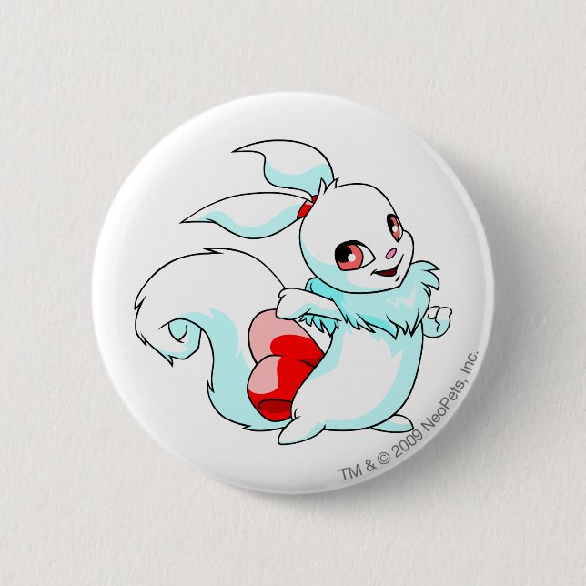 Usul White 6 Cm Round Badge (Front)