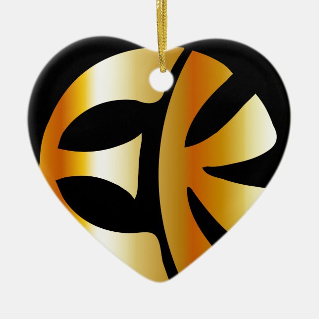 USVA emblem symbol Eckankar Ceramic Tree Decoration (Front)