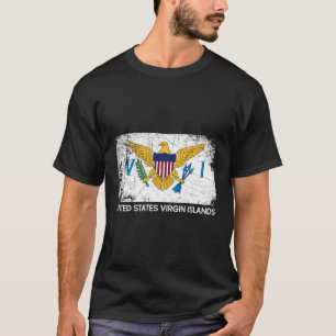 Usvi Flag Made In Us Virgin Islands T-Shirt