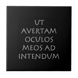 Ut avertam oculos meos ad intendum tile