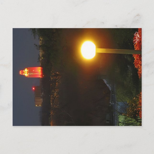 UT Tower In Orange For WIN, Austin, TX Postcard (Front)