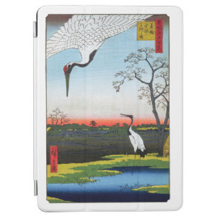 Utagawa Hiroshige - Minowa, Kanasugi, Mikawashima iPad Air Cover