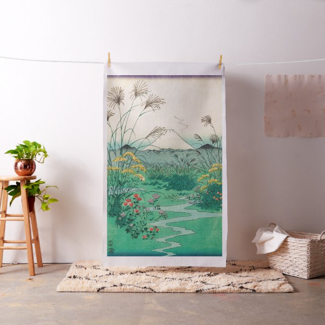 Utagawa Hiroshige - Otsuki Plain in Kai Province Fabric (In Situ)