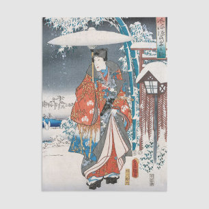 Utagawa Hiroshige - Tale of Genji, Elegant Prince Tissue Paper