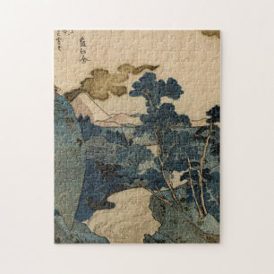 Utagawa Kuniyoshi - An Evening View of Fuji Jigsaw Puzzle