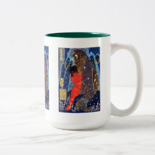 Utagawa Kuniyoshi,Sakata Kaidomaru (Kintarou) Two-Tone Coffee Mug