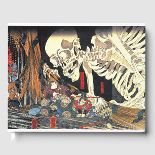 Utagawa Kuniyoshi Takiyasha The Witch And Skeleton Guest Book