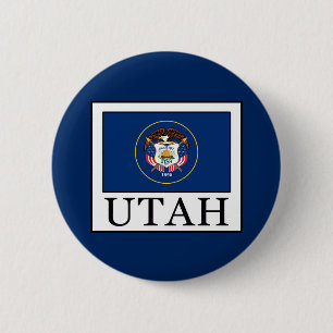 Utah 6 Cm Round Badge