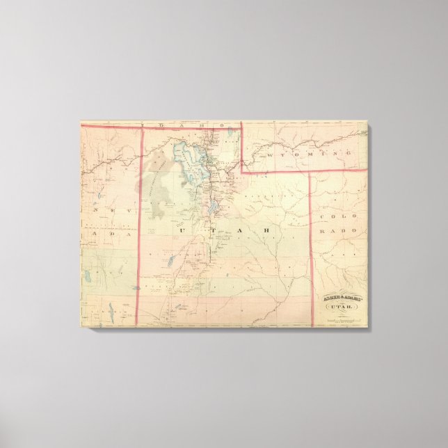 Utah 8 canvas print (Front)