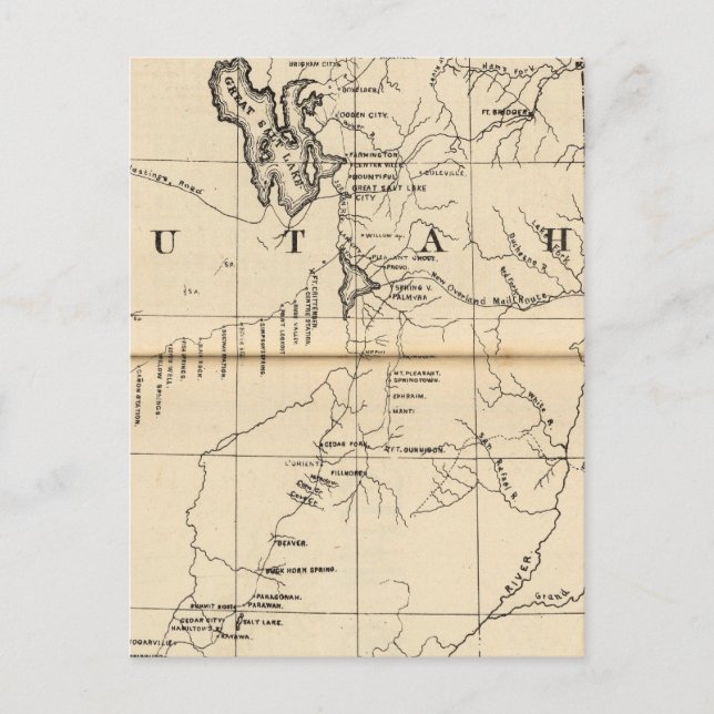 Utah 9 postcard (Front)