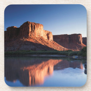 Utah, A mesa reflecting in the Colorado River 1 Coaster