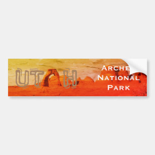 UTAH, Arches National Park Bumper Sticker