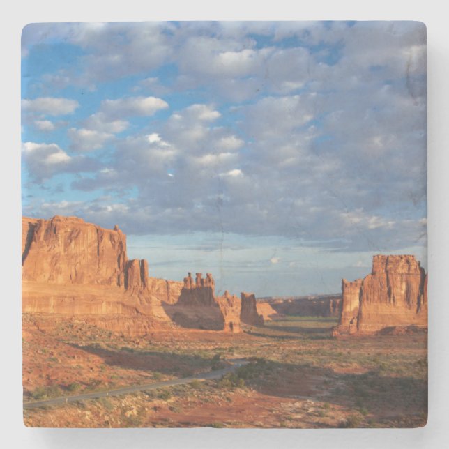 Utah, Arches National Park, rock formations 2 Stone Coaster (Front)