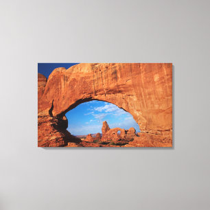 Utah, Arches National Park, Turret Arch 3 Canvas Print