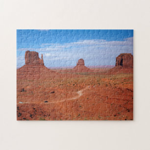 Utah. Arizona Border, Navajo Nation, Monument Jigsaw Puzzle
