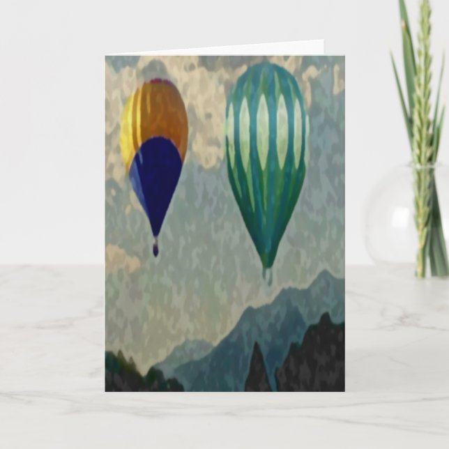 Utah Balloons Holiday Card (Front)