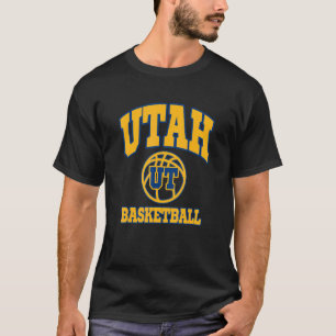 Utah Basketball Fan Jersey Style Sporty Design Sta T-Shirt