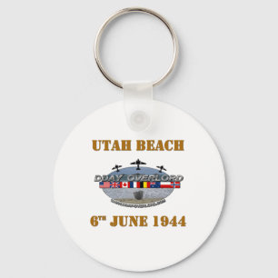 Utah Beach 6th June 1944 Key Ring