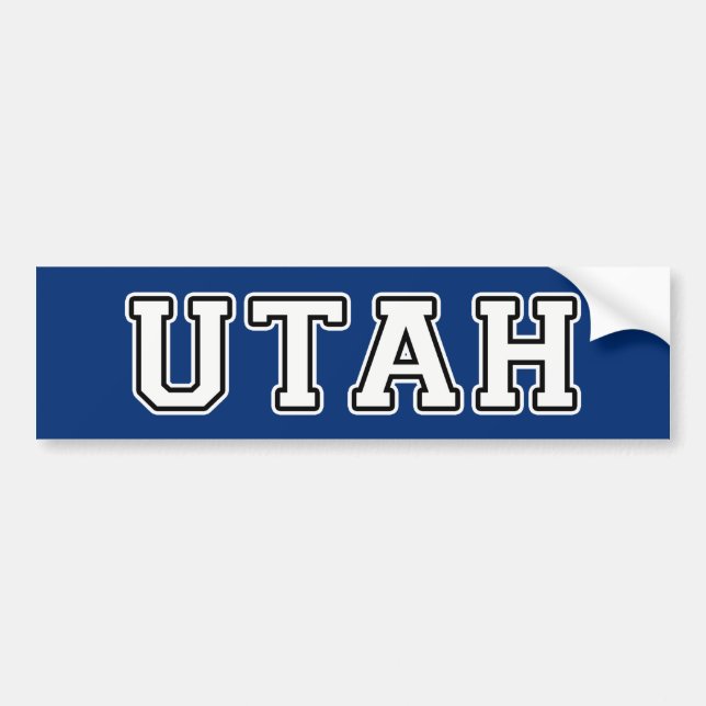 Utah Bumper Sticker (Front)