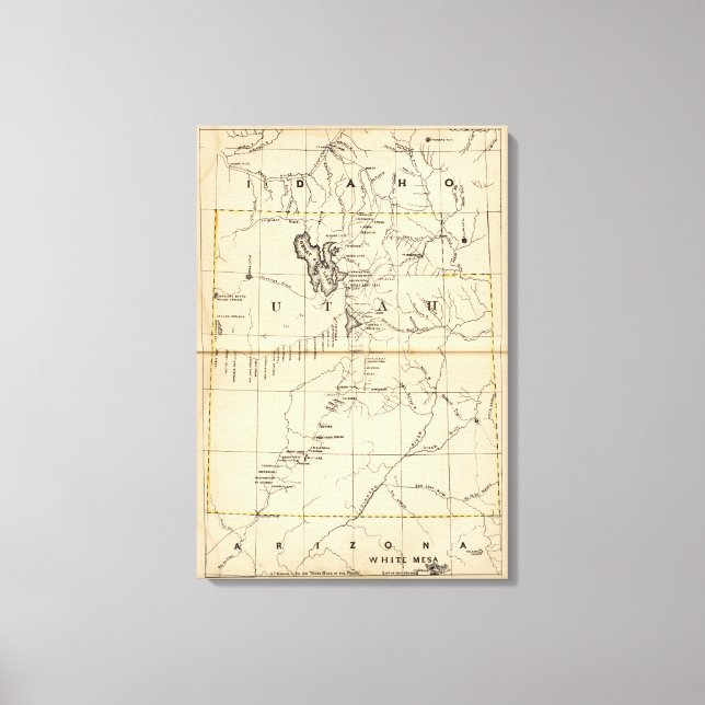 Utah Canvas Print (Front)