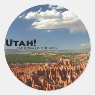 Utah Classic Round Sticker