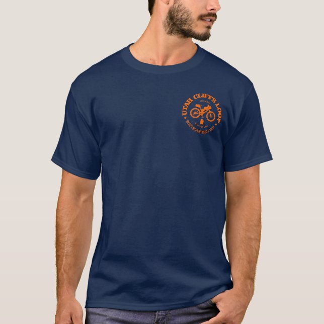 Utah Cliffs Loop (cycling) T-Shirt (Front)